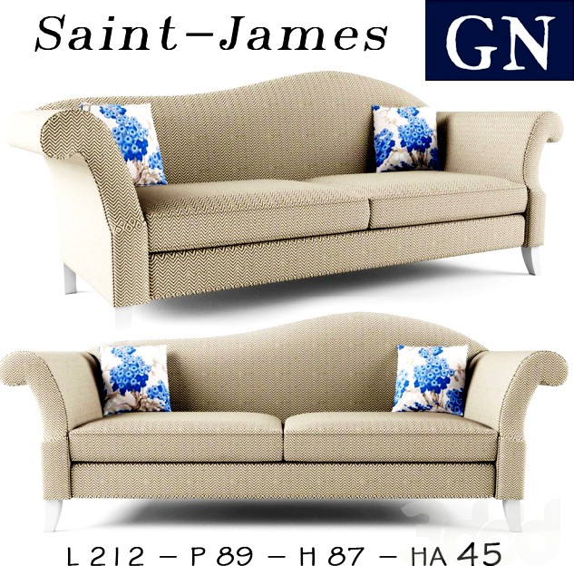 Кушетка GILLES NOUAILHAC Méridienne Saint-James