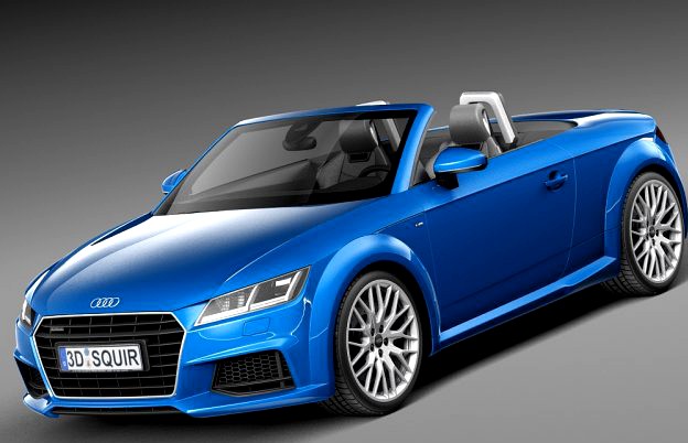 Audi TT Roadster 2015 3D Model
