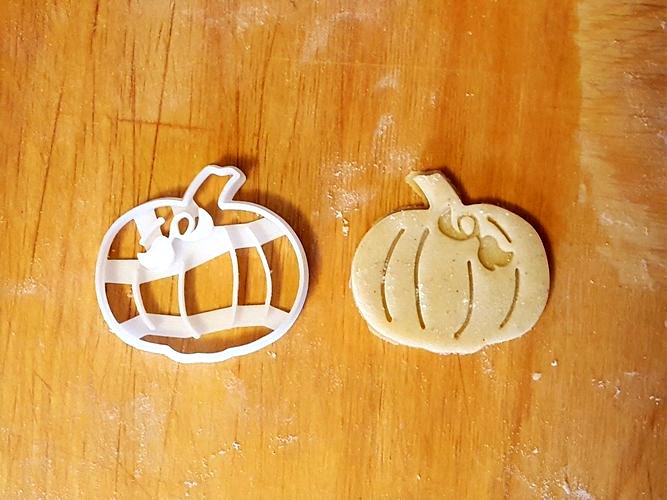Pumpkin cookie cutter version 3 | 3D