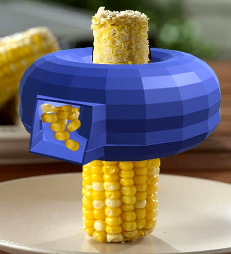 Corn Kerneler Kitchen Tool  | 3D