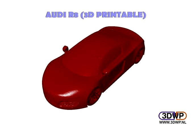 Audi R8 - 3D Printable | 3D