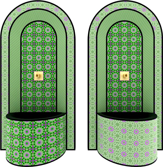 Moroccan Fountain 4 3D Model