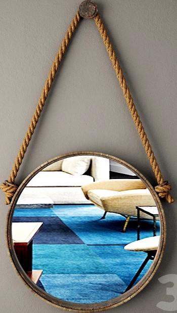 Round Rope Mirror