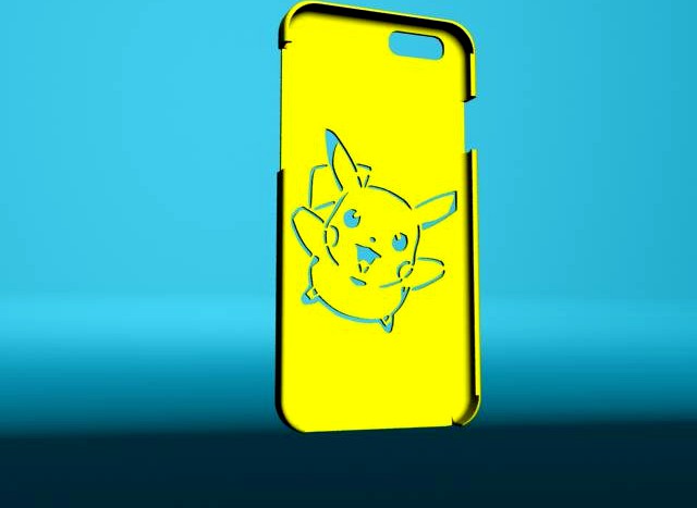 Iphone 6 case Picachu 3D Model