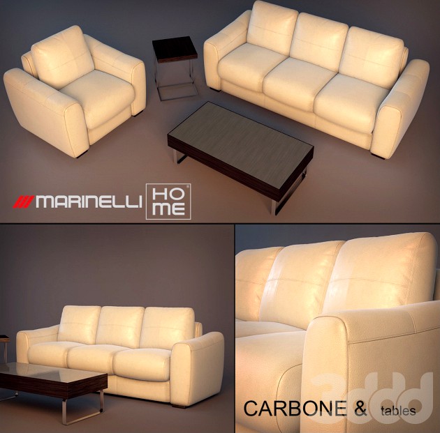Набор мягкой мебели Carbone от фабрики Marinelli