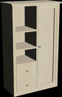 Harmony Wardrobe 3D Model