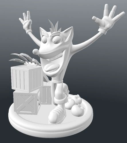 3D Print Crash Bandicoot | 3D