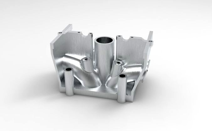 Car or Motorcycle  Engine Cylinder Head | 3D