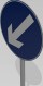 Keep left sign 3D Model