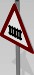 Rail crossing sign 3D Model