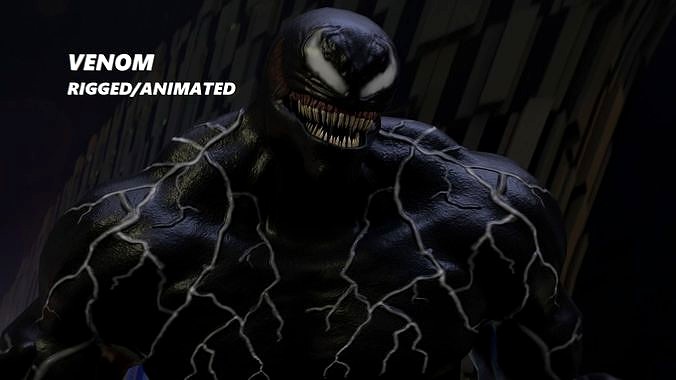 Venom Rigged and Animated