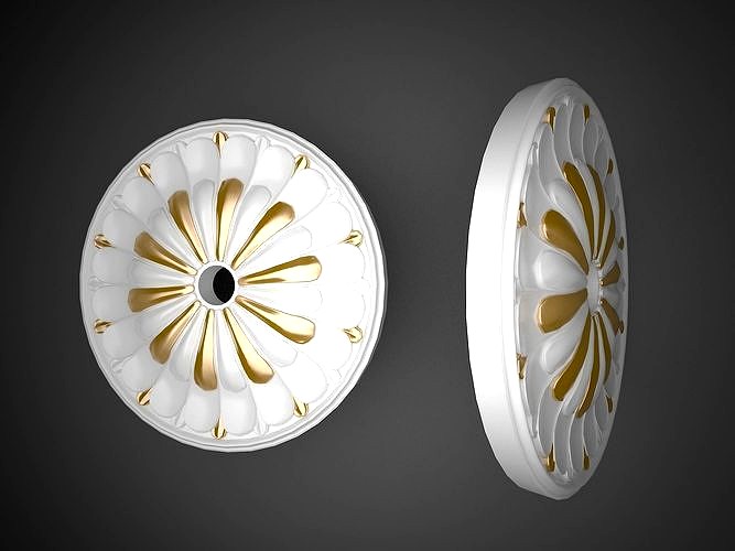 Plaster ceiling insignia  prefabricated  ceiling medallion