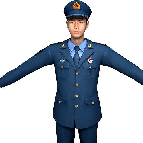 Chinese Air Force Soldiers Spring and Autumn Clothes