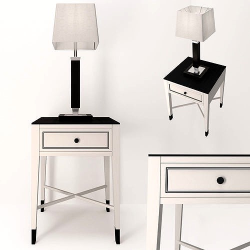 Vermont curbstone and Farol table lamp