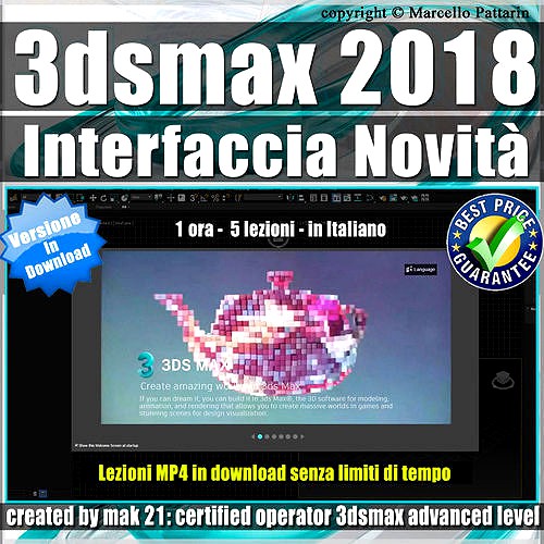 3ds max 2018 Interfaccia Novita Tutorial MP4