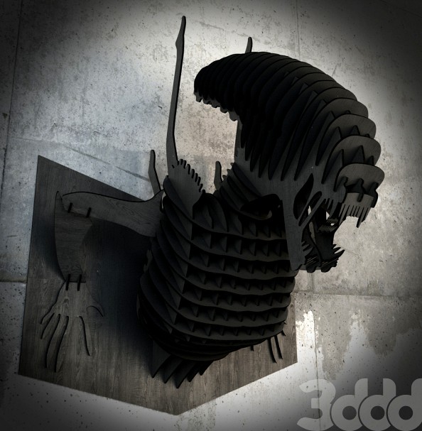 Sova Design/Alien Torso wall decor