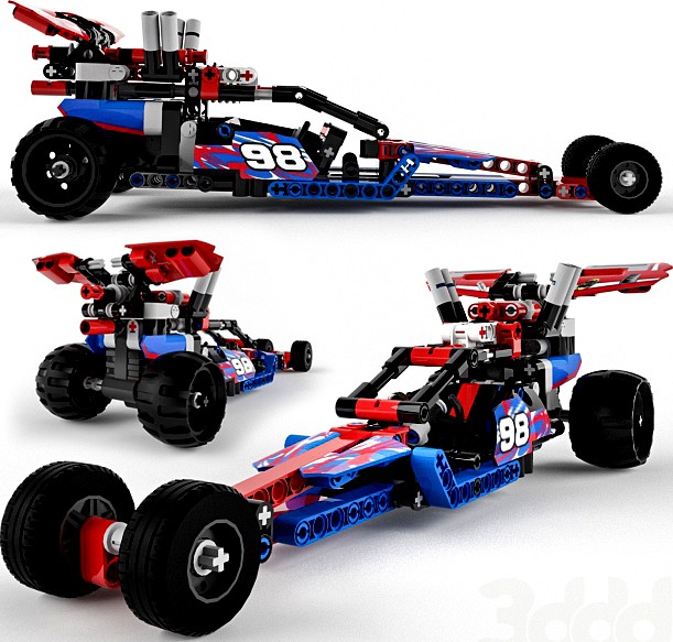 Lego Technic 42010+42011