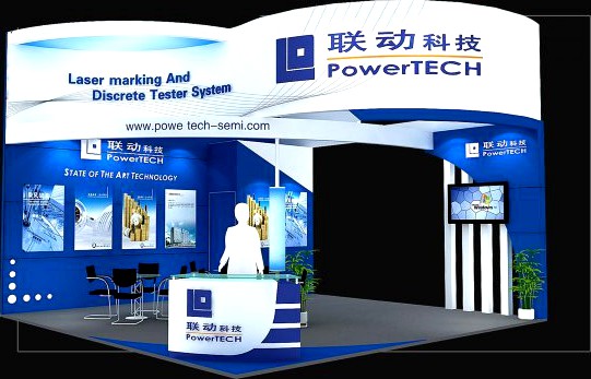 Exhibition Booth area 6X6 3DMAX2009 3D Model