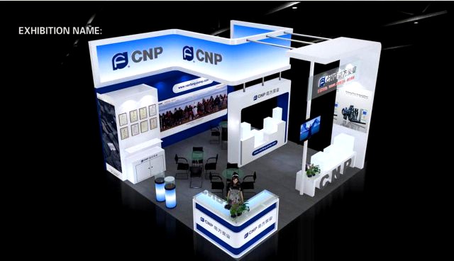 Exhibition booth area 6X6 3DMAX2009 3D Model