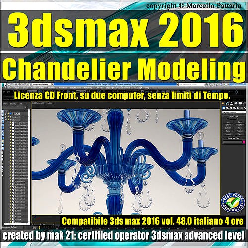048 3ds max 2016 Chandelier Modeling vol 48 CD front