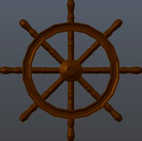 Low poly Handwheel