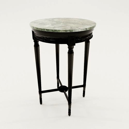 Salon table of classicistic style - France about 1900