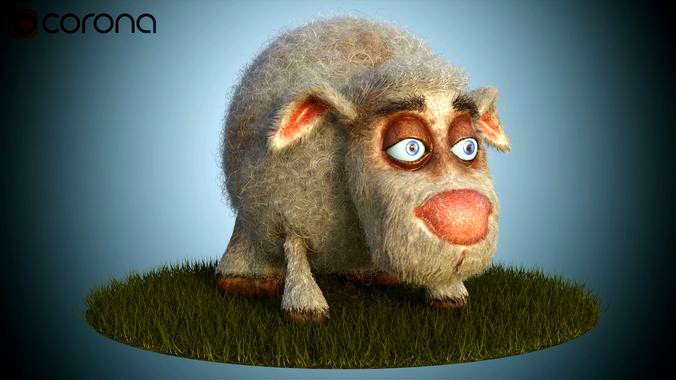 Sheep Dog for production render in Corona