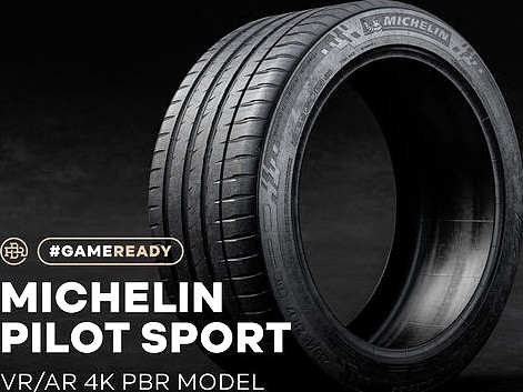 Michelin Pilot Sport Tire 4K PBR