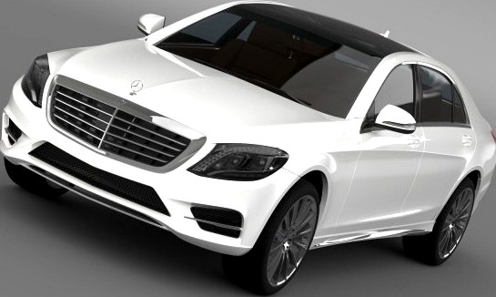 AMG Mercedes Benz S 350 BlueTec W222 2013 3D Model