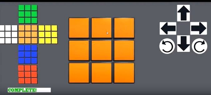 Simple Unity3d Rubics Cube Project