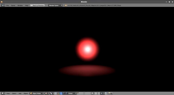 Energy Ball Red - Blender Game Engine