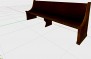 Park bench 2 3D Model