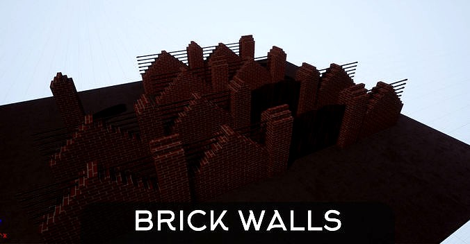 Modular Brick Wall And Gate
