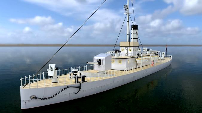 Nieugieta polish river gunboat laid down 1909