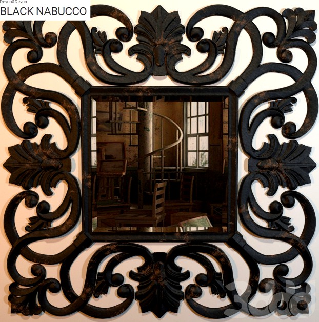 Mirror BLACK NABUCCO