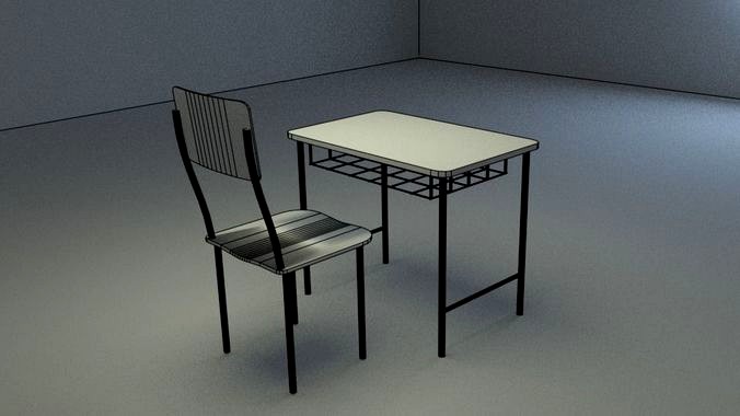 School Chair and Table