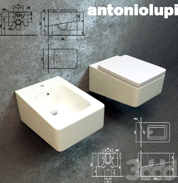 ANTONIO LUPI SANITARY WARE SQUADRO