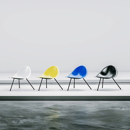 PK molded aluminium chair