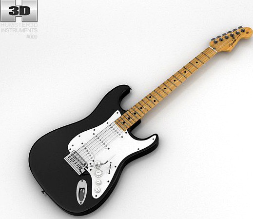 Fender VG Stratocaster 3D Model