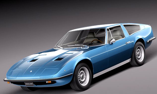 Maserati Indy 1973 3D Model