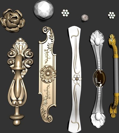A group of Doorknob drawer handle