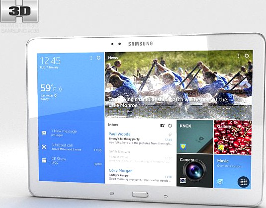 Samsung Galaxy TabPRO 12 3D Model