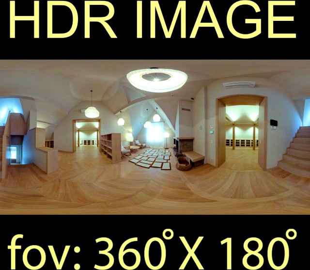 HDR Interior 3D Model