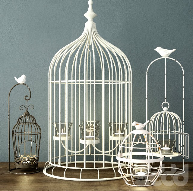 Birdcage Candleholders