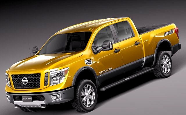 Nissan Titan XD 2016 3D Model