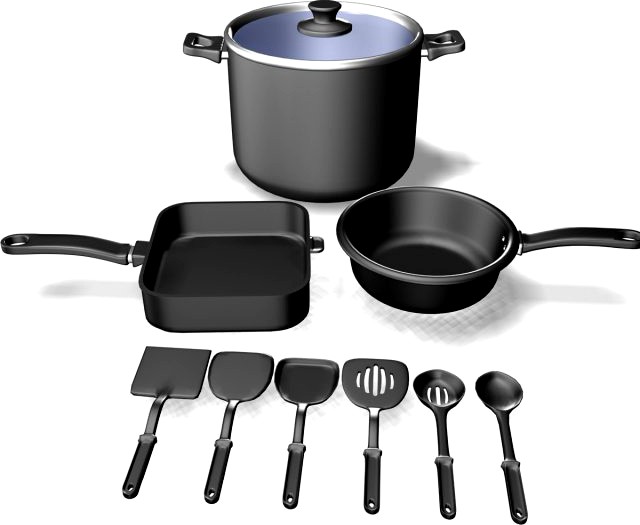Cookware Set 3D Model