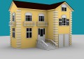 Simple House 3D Model