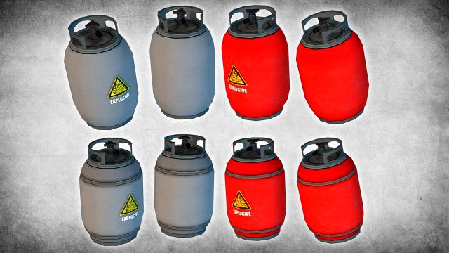 Propane Tanks 1 3D Model