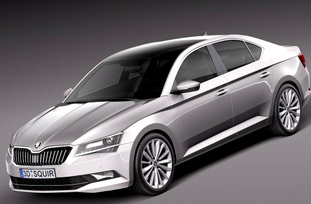 Skoda Superb 2016 3D Model