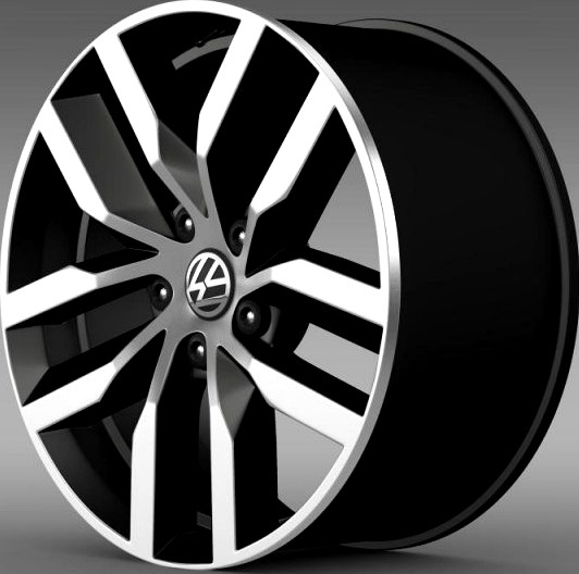 Volkswagen Golf S rim 3D Model